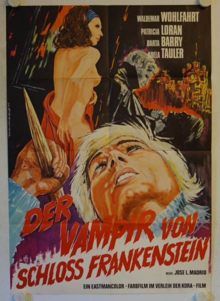 El Vampiro de la Autopista - The Horribly Sexy Vampire original release german movie poster